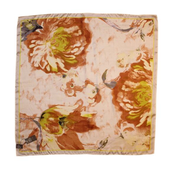 Vince Camuto Blooming Tropics 100% Silk 36" Square Scarf #VC2570 - Picture 1 of 2